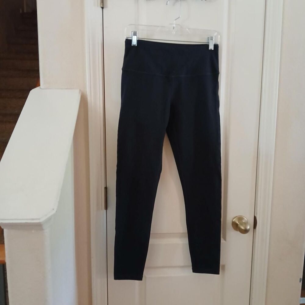 prAna Black Mid-Rise Activewear Yoga Leggings M Athleisure Gorpcore Basic